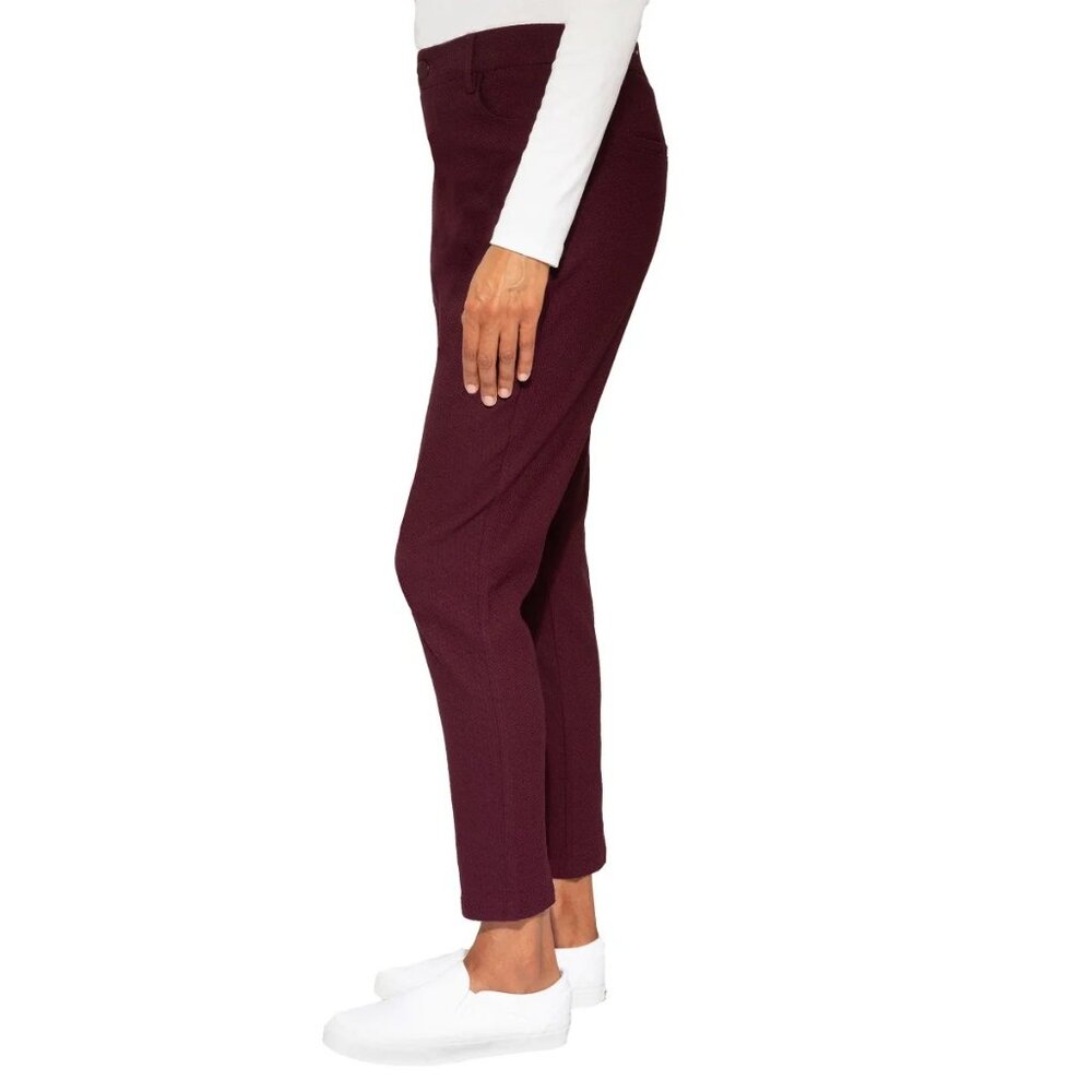 Mario Serrani Ladies' Textured‎ Pull-On Pant - Picture 2 of 3